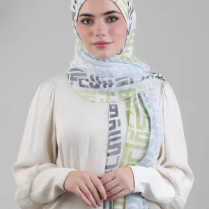 Bokitta Hijab – Freestyle – Monogram Lime