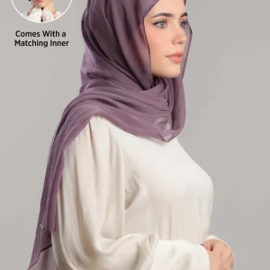 Bokitta Rectangular Shawl – Vintage Plum