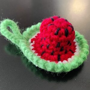 Palestine Watermelon Hat Keyring